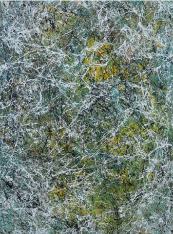 Trumpf-Ass No. 5 - Toleranz | 2012, Acryl auf Leinwand, 40 x 30 cm  Andreas Horn